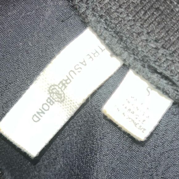 TREASURE & BOND Black  T-shirt In Black Size Small - Picture 4 of 4